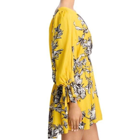 Alice and Olivia Clarissa Deep V Mini Dress - Picture 2 of 5